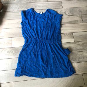 Old Navy XXL blue short sleeve dress with pockets
